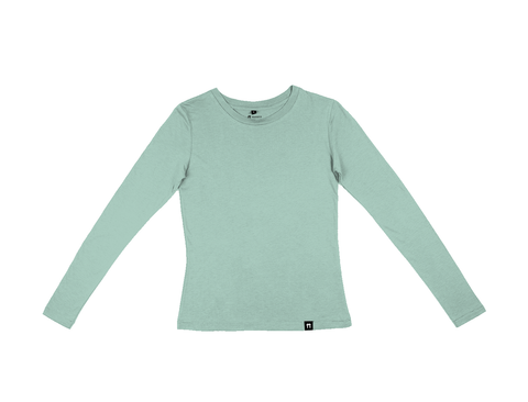 Mint - Bamboo Long Sleeve Top