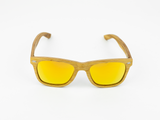 Wayfarer - Natural front / Orange revo lens - Mabboo