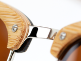Clubmaster - Brown stain / Brown lens - Mabboo