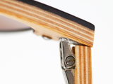 Clubmaster - Brown stain / Brown lens - Mabboo