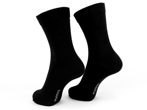 Black x1 Pair Bamboo Socks - Mabboo