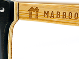 Wayfarer - Black stain front / Smoke lens - Mabboo