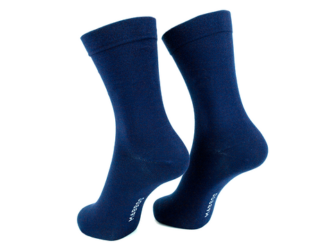 Navy x1 Pair Bamboo Socks - Mabboo