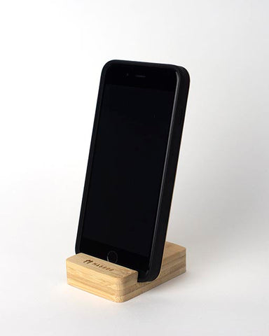 Bamboo Block Phone/Tablet Stand - Mabboo