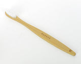 Adults Bamboo Toothbrush - Straight White Bristle - Mabboo