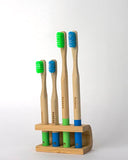 Bamboo Toothbrush Stand - 4 Hole - Mabboo
