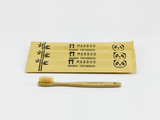 Kids Bamboo Toothbrush - Straight Brown Bristle - Mabboo