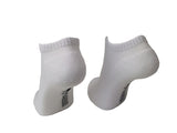 White x1 Pair Bamboo Trainer Socks - Mabboo