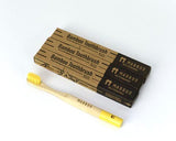 Kids Bamboo Toothbrush - Round Yellow - Mabboo