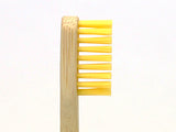 Adults Bamboo Toothbrush - Round Yellow - Mabboo