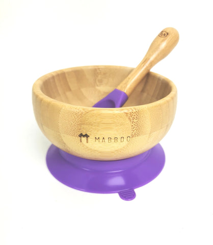 Bamboo Baby Bowl & Spoon Set