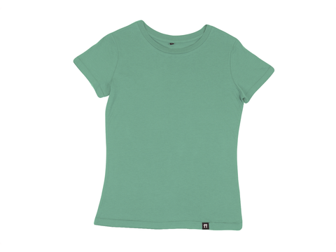 Drewdrop Green - Jersey Sleeve Bamboo T-Shirt
