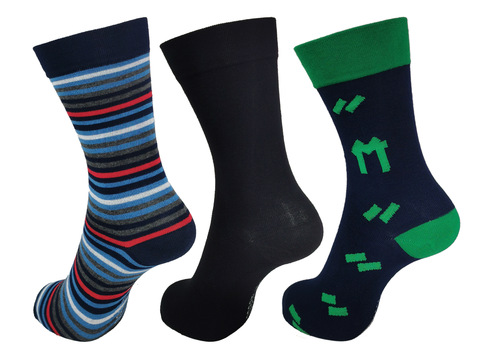 Clifton - Set of x3 Pairs Bamboo Socks
