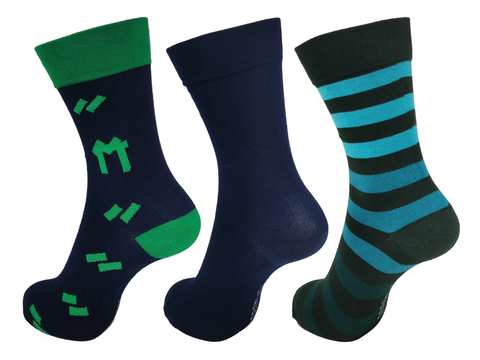 Knowle - Set of x3 Pairs Bamboo Socks