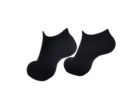 Black x1 Pair Bamboo Trainer Socks