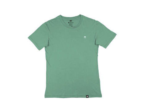 Dewdrop Green Bamboo T- Shirt with logo