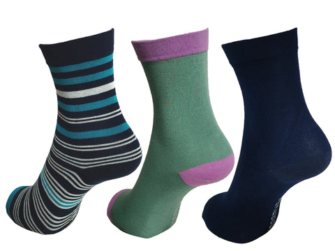 Filton - Set of x3 Pairs Bamboo Socks