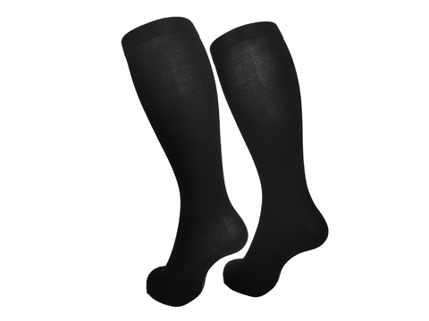Black x 1 Pair Knee High Bamboo Socks