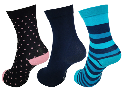 Cotham - Set of x3 Pairs Bamboo Socks