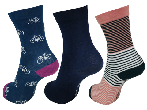 Filton - Set of x3 Pairs Bamboo Socks