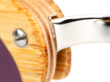 Clubmaster - Natural front / Brown lens - Mabboo