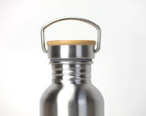 750ml Stainless Steel Bottle - Brushed Finish - Mabboo
