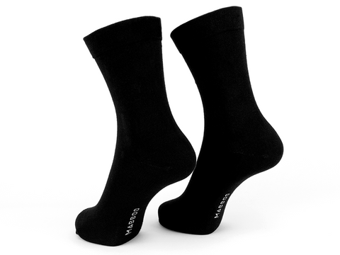 Black x2 Pairs Bamboo socks - Mabboo