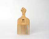 Bamboo Afro Pick Comb - Mabboo