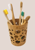 Bamboo Toothbrush Cup Holder
