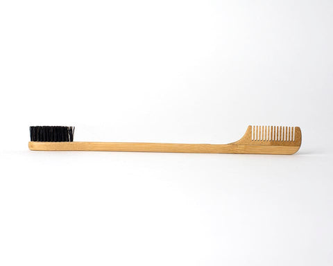 Bamboo Eyebrow Brush and Lash Comb - Mabboo