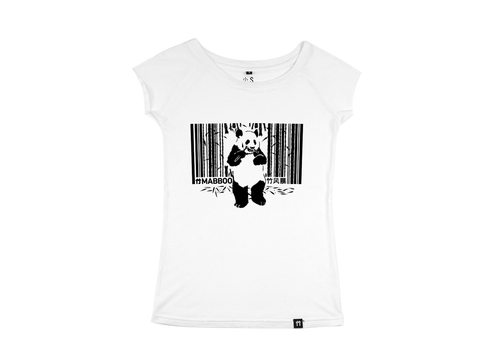 Pandacode - White Raglan Sleeve Bamboo T-Shirt - Mabboo