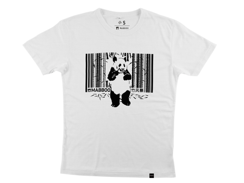 Pandacode - White Bamboo T-Shirt - Mabboo