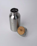 500ml Stainless Steel Bottle - Brushed Finish - Mabboo
