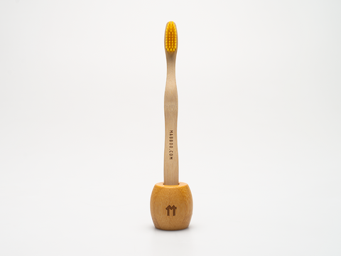 Bamboo Toothbrush Stand - Mabboo
