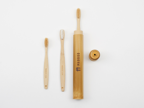 Bamboo Toothbrush Holder - Mabboo
