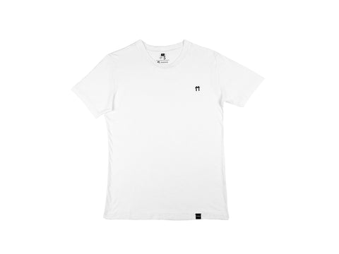 White Bamboo T-shirt with logo - Mabboo