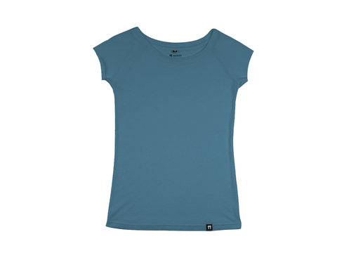 Blue - Raglan Sleeve Bamboo T-Shirt - Mabboo