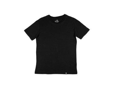 Plain Black Bamboo T- Shirt - Mabboo