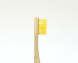 Kids Bamboo Toothbrush - Round Yellow - Mabboo