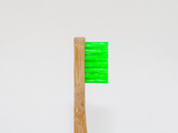 Kids Bamboo Toothbrush - Round Green - Mabboo